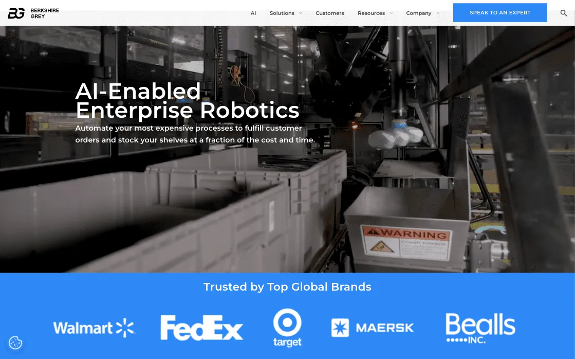 Berkshire Grey screenshot