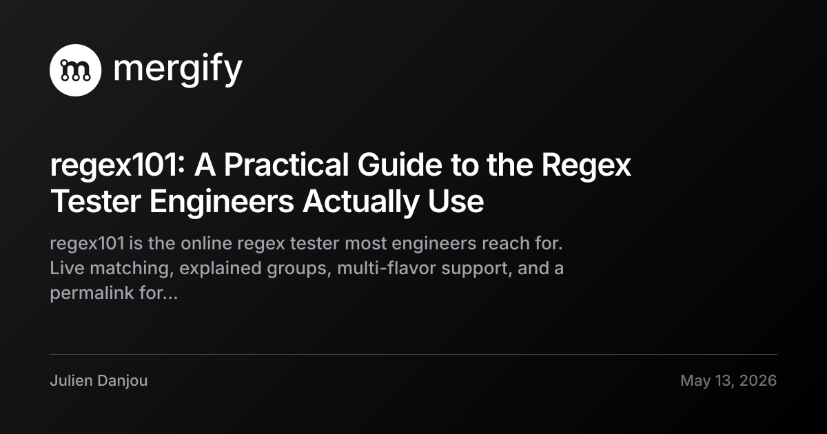 regex101: A Practical Guide to the Regex Tester Engineers Actually Use ...